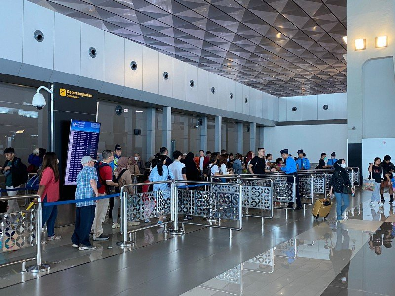 Arus Mudik Lebaran 2024 di Bandara AP II Berjalan&nbsp;Lancar