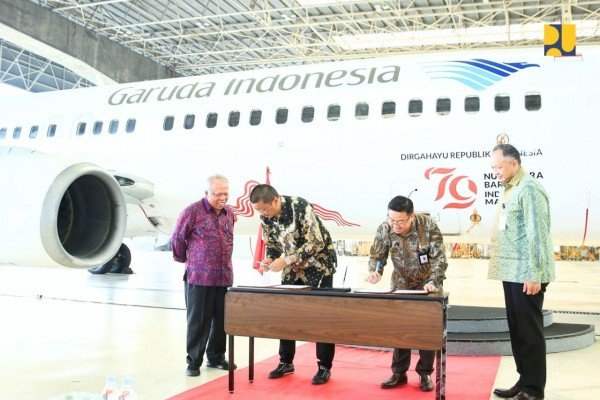 Garuda Indonesia Jalin Kerja Sama dengan Kementerian PUPR Sebagai Official&nbsp;Airlines