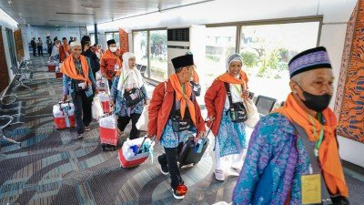 Lima Bandara AP II Sambut Kepulangan 25.186 Jemaah Haji Periode 22 – 29 Juni&nbsp;2024