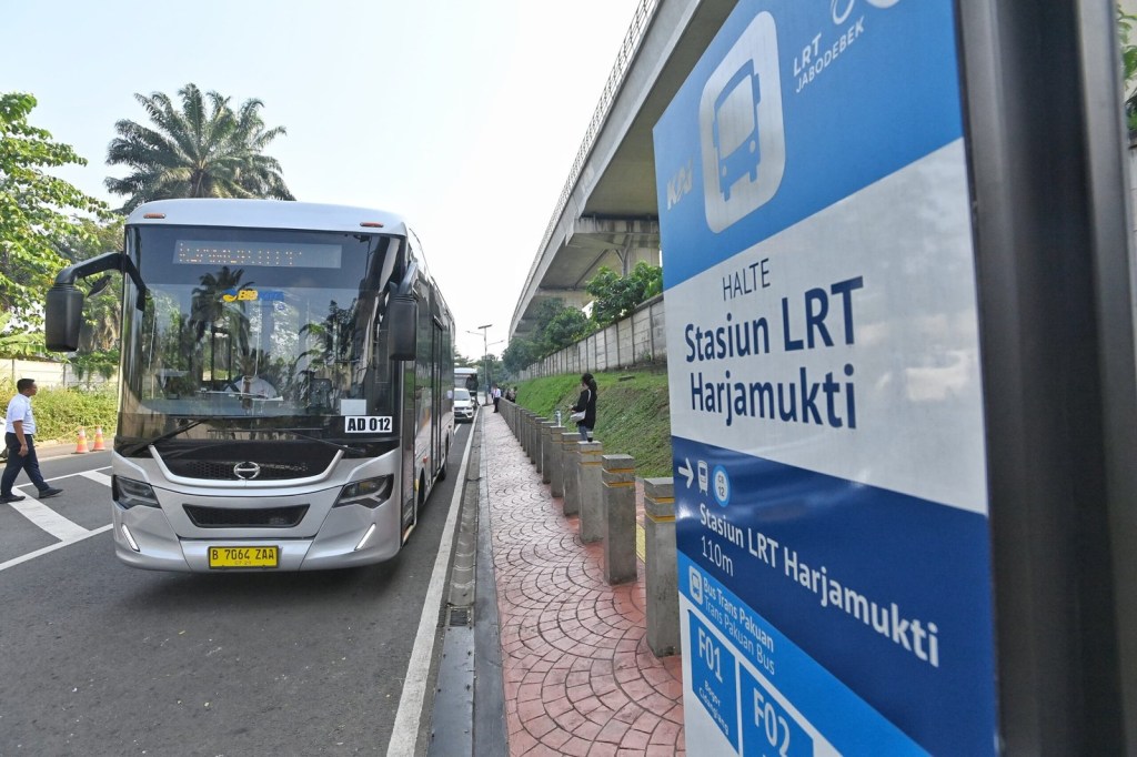 KAI Sambut Hadirnya BisKita Trans Depok di Stasiun LRT&nbsp;Harjamukti